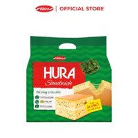 Bánh Hura Sandwich Chà Bông Xốt Vị BBQ / Tảo Biển Bibica 156g - Bánh ăn sáng dinh dưỡng siêu ngon & tiện lợi