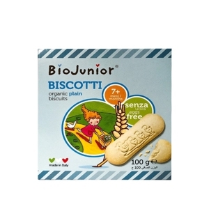 Bánh  hữu cơ BioJunior Italy 100g (10m+)