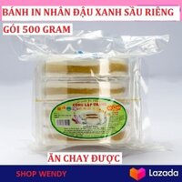 Bánh In Nhân Đậu Xanh - Công Lập Thành - 500gram - Rất ngon Thích hợp Làm Quà Tặng - Ăn Chay Được