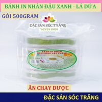 Bánh In Nhân Đậu Xanh Lá Dứa - Công Lập Thành - 500gram - Rất ngon Thích hợp Làm Quà Tặng - Ăn Chay Được