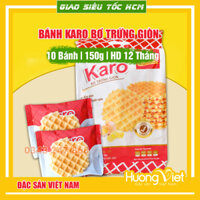 Bánh Karo bơ trứng giòn Richy 150g (10 gói x 15g) Date mới HSD: 12 tháng bánh Karo giòn bánh ăn sáng ngon