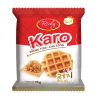 Bánh KARO trứng tươi chà bông HK 156gr