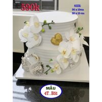 bánh kem đám cứơi, tháp cứoi nhiều tầng 2t-b51
