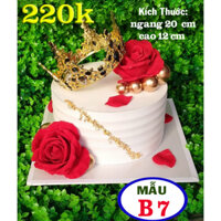 Bánh kem gân trắng , vương miện , hoa hồng , bánh mô hình , trưng bày , đạo cụ chụp ảnh
