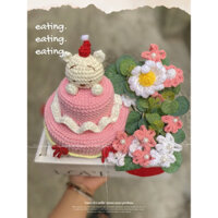 BÁNH KEM GẤU DÂU HỒNG, BÁNH KEM LEN, QUÀ TẶNG SINH NHẬT, BÁNH KEM HANDMADE KÈM HỘP MIKA VÀ ĐÈN LED, QUÀ TẶNG ĐỘC ĐÁO SN