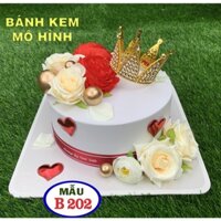 Bánh kem mô hình mẫu hoa đẹp, bánh trang trí , trưng bày thay bánh thật rất tiện lợi, hoa trang trí bánh kem