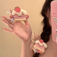 Bánh Kem Ngọt Hôm Nay Dây Buộc Tóc Cô Gái Dây Buộc Tóc Kem Dâu Tây Dễ Thương Dây Buộc Tóc