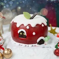 Bánh kem Noel Nhà Táo Diệu Kỳ 12cm