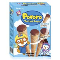 Bánh kem ốc quế Pororo vị sô cô la (54g)