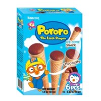 Bánh kem ốc quế Pororo vị socola 1Y+ 54g