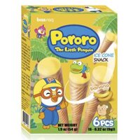 Bánh kem ốc quế Pororo vị chuối (54g)