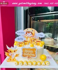 Bánh kem tiramisu trang trí tuổi rồng [MS: 592]