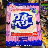 Bánh kem xốp Vị Việt Quất bổ sung Canxi Healthy Club (40 gói)