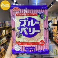 Bánh kem xốp Vị Việt Quất bổ sung Canxi Healthy Club (36 gói)