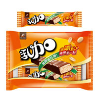 [Bánh kẹo 77] Kẹo sữa sôcola nhân đậu phộng dẻo ăn là ghiền Đài Loan túi 415 gram, kẹo sữa đậu phộng béo ngậy dẻo thơm