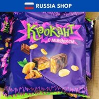 Bánh kẹo tết, Kẹo socola hạnh nhân "Krokant" Nga 500gram nội địa chính hãng - Russia Shop