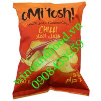 Bánh khoai mì chiên Omitosh vị cay 60g