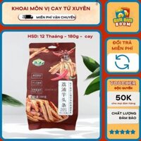 Bánh Khoai Môn Vị Cay Tữ Xuyên 75g Và 180g. Cay, Ngon miệng dành cho mọi lữa tuổi