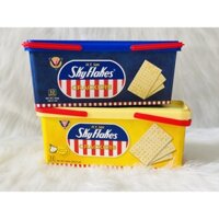 Bánh Không Đường Skyflakes Crackers - Hộp nhựa 800g