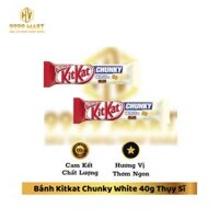 Bánh Kitkat Chunky White 40g Thụy Sĩ