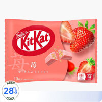 Bánh Kitkat dâu tây Nhật Bản 113g (11.3gx10 cái) - Hachi Hachi Japan Shop