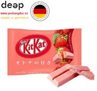 Bánh Kitkat dâu tây Nhật Bản 135.6g (11.3gx12 cái) DEEP12 | Nghĩ đến chất lượng cao nghĩ đến www.yeuhangduc.vn