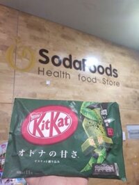 Bánh KitKat Nestle mini vị trà xanh – 12 cái