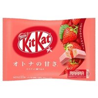 Bánh Kitkat Nestle socola vị dâu 3Y+ 136g