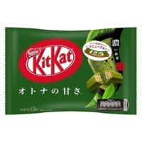 Bánh Kitkat trà xanh Nhật Bản bịch 12+1 gói (New 2021) - Hàng Nhật nội địa