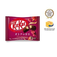 Bánh Kitkat vị dâu tây, mâm xôi - Nhật Bản - Gói 101.7gr (9 cái)