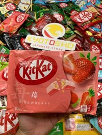 Bánh Kitkat vị Dâu tây Nhật Bản 10 cái
