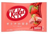Bánh Kitkat vị dâu tây 113g/túi ( màu hông)