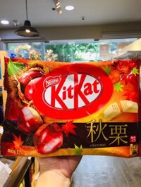 Bánh KitKat vị Hạt dẻ gói 12 thanh