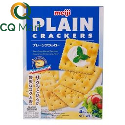 Bánh lạt Meiji Plain Crackers 104g - dành cho người ăn kiêng
