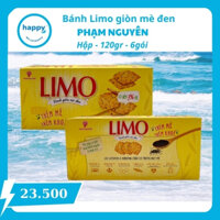 Bánh Limo giòn mè đen PHẠM NGUYÊN – Hộp-120gr 6 gói