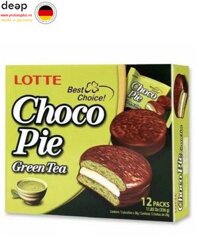 Bánh Lotte Choco Pie Vị Matcha 12 Gói x Hộp 336g DEEP29 www.yeuhangduc.vn sẵn sàng cho bạn