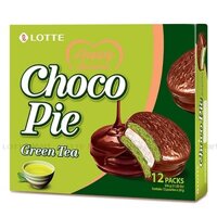 Bánh Lotte Choco Pie Vị Matcha 12 Gói x Hộp 336g