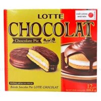 Bánh Lotte Chocolat Socola Pie 12 Cái Hộp 339.6g