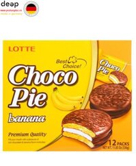 Bánh Lotte Chocopie Chuối Hộp 12 Gói x 336G DEEP29 www.yeuhangduc.vn sẵn sàng cho bạn