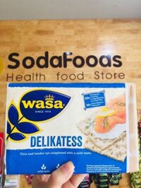 Bánh lúa mạch nguyên hạt Wasa Delikatess 270g