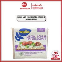 Bánh Lúa Mạch Wasa Hafer & Sesam 200g - Bánh Mỳ Giòn Wasa Dinh Dưỡng, Tiện Lợi
