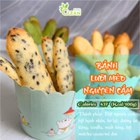 Bánh lưỡi mèo hạnh nhân nguyên cám đường ăn kiêng giảm cân tiểu đường 4 vị CleanFood