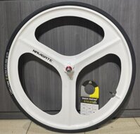 Bánh mâm fixed Gear 3 đao Navigate Trắng
