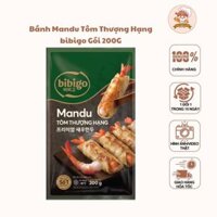 Bánh mandu tôm thượng hạng Bibigo 200gram (Giao hỏa tốc Hà Nội)