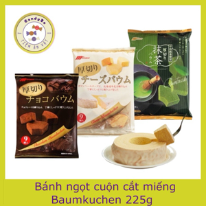 Bánh Marukin Baumkuchen cắt lát 10 cái