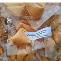 Bánh May Mắn Fortune Cookies Handmade set 30 bánh thông điệp theo yêu cầu - bánh quy tết - Quà tặng