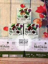 Bánh Meiji Meltykiss Chocolate vị trà xanh 56g mm