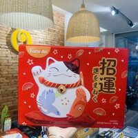 Bánh Mèo Thần Tài hỗn hợp 2 tầng – hộp chữ nhật 628g