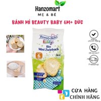 Bánh mì ăn dặm hữu cơ Beauty Baby Kiddy cho bé 6 tháng của nội địa Đức