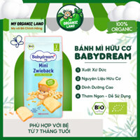 Bánh Mì Cho Bé Ăn Dặm Hữu Cơ BABYDREAM - Bánh Mì Khô Hữu Cơ Của Đức Cho Bé Từ 7 Tháng
